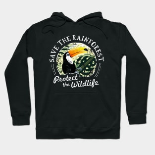 Save the Rainforest Protect the Wildlife – Toucan Hoodie